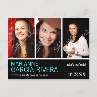 Carte Postale Capteur Actor Triple