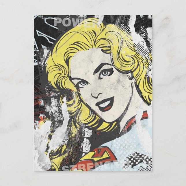 Carte Postale Capteurs de bande dessinée Supergirl 1 (Devant)