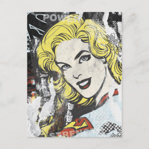 Carte Postale Capteurs de bande dessinée Supergirl 1