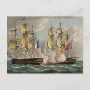 Carte Postale Capture de L'Immortalite, 20 octobre 1798, à parti
