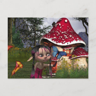 Carte Postale capture de papillon