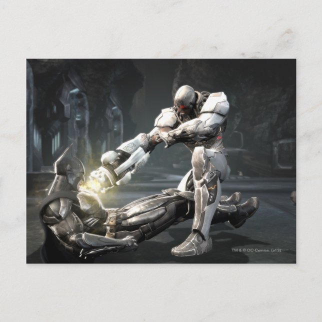 Carte Postale Capture d'écran : Batman vs Cyborg (Devant)