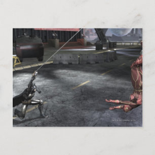 Carte Postale Capture d'écran : Batman vs Flash