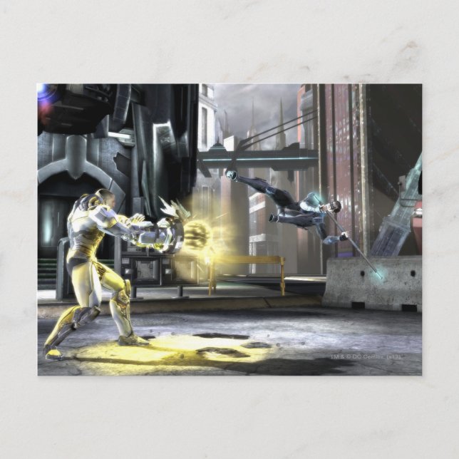 Carte Postale Capture d'écran : Cyborg vs Nightwing 2 (Devant)
