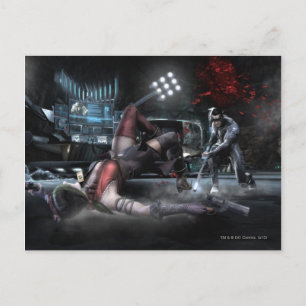 Carte Postale Capture d'écran : Harley contre Nightwing 2