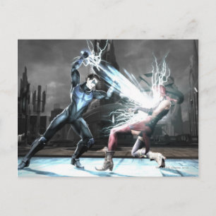 Carte Postale Capture d'écran : Nightwing vs harley