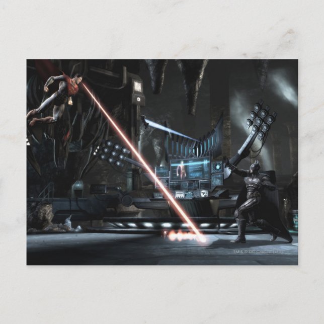 Carte Postale Capture d'écran : Superman vs Batman (Devant)