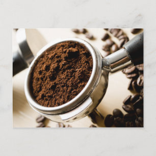 Carte Postale Capture d'Espresso Prêt à brasser pour Cappuccino