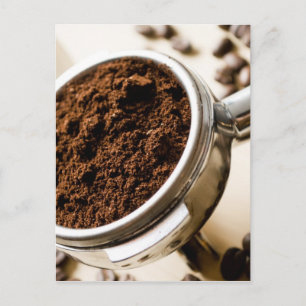 Carte Postale Capture d'Espresso Prêt à brasser pour Cappuccino