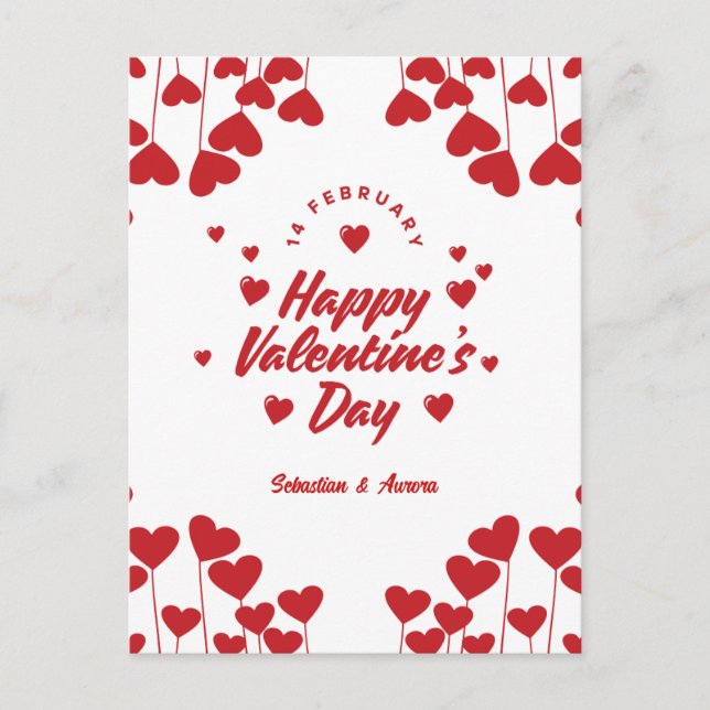 Carte Postale "Captured by Your Love" – Elegant Modern Valentine (Devant)