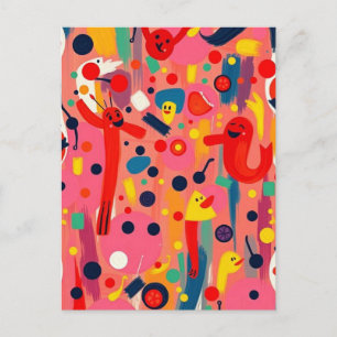 Carte Postale Caractère de dessin