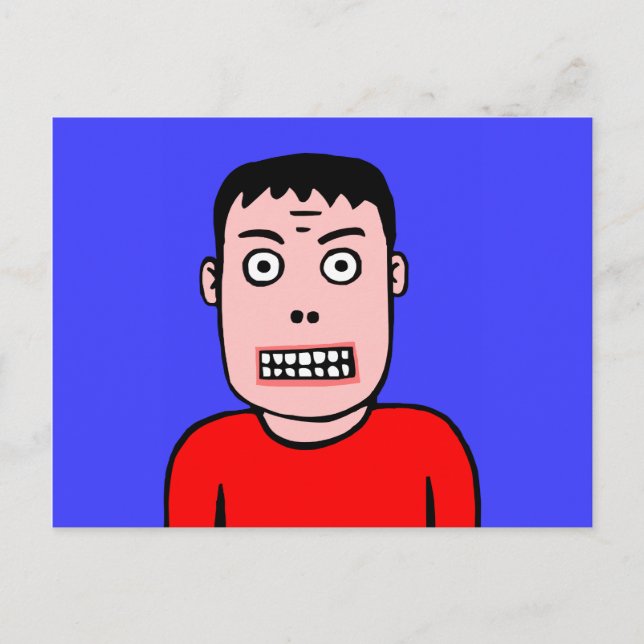 Carte Postale Caractère drôle (Devant)