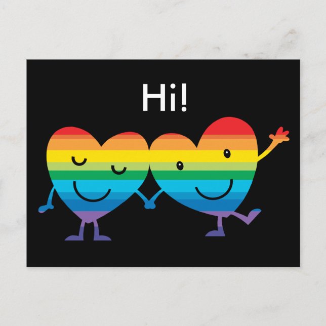 Carte Postale Caractères du coeur (Devant)