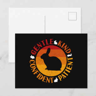 Carte Postale Caractères du Nouvel An chinois du Lapin