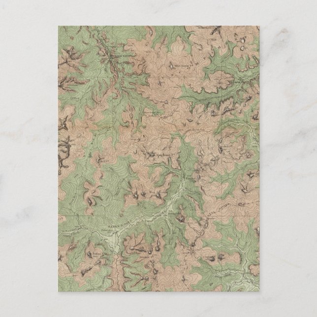 Carte Postale Caractéristiques économiques du Colorado (Devant)