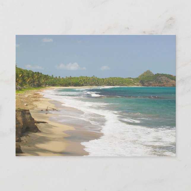 Carte Postale Caraïbes, GRENADA, côte est, baie de Grenade, (Devant)