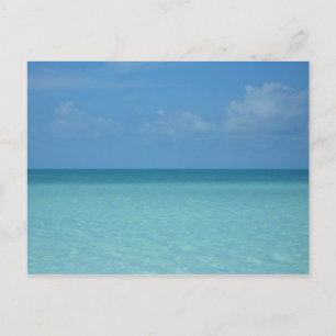 Carte Postale Caraïbes Horizon Tropical Turquoise Bleu