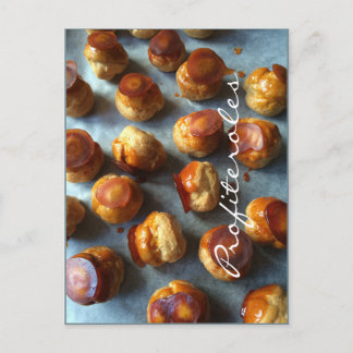 Carte postale Caramel Profiteroles