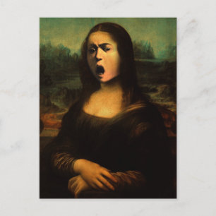 Carte Postale Caravage Méduse Mona Lisa 