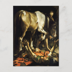 Carte Postale Caravaggio - Conversion sur le chemin de Damas