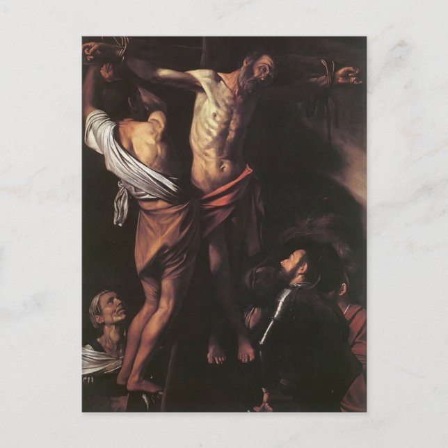 Carte Postale Caravaggio- Crucifixion de Saint Andrew (Devant)
