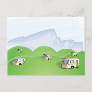 Carte Postale caravane