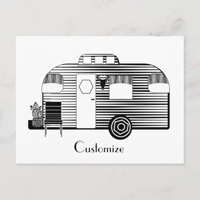 Carte Postale Caravane Camper Traveller Thunder_Cove (Devant)