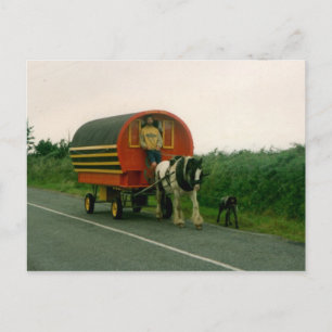 Carte Postale Caravane hippomobile, comté de Kerry, Irlande