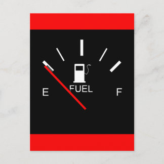 CARTE POSTALE CARBURANT VIDE VOYAGE EN ROUGE BLANC NOIR COMPLET2