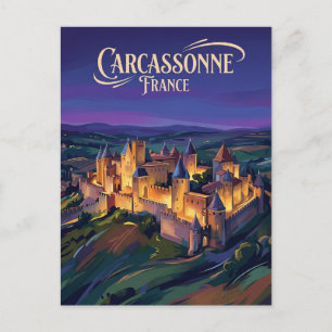 Carte Postale Carcassonne Citadelle France