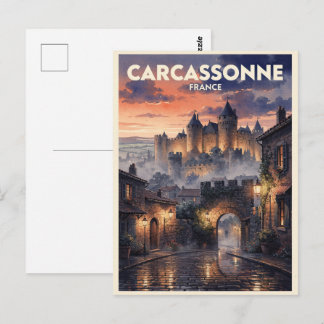Carte Postale Carcassonne France Voyage Ancien