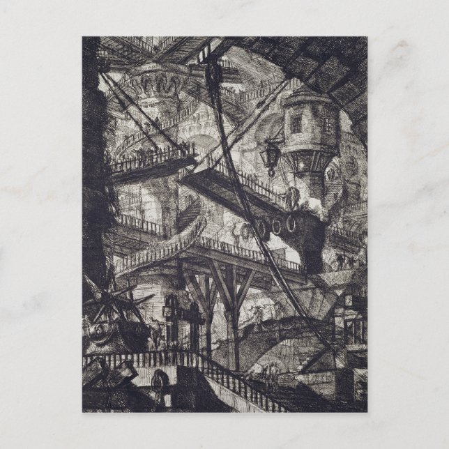 Carte Postale Carceri VII, 1760 (Devant)