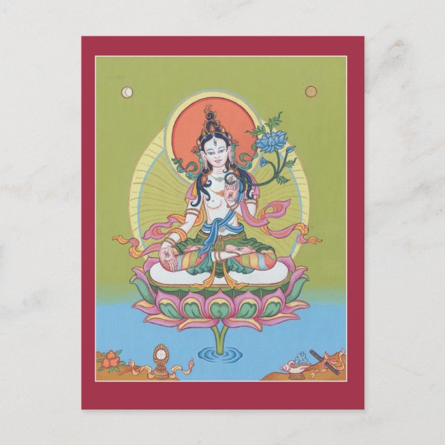 Carte Postale CARD White Tara (Devant)