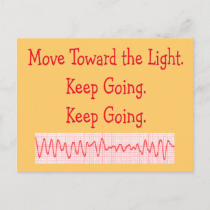 Carte Postale Cardiac/infirmière/infirmière amusante bande de ry