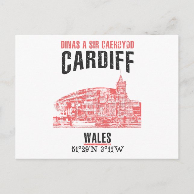 Carte Postale Cardiff (Devant)