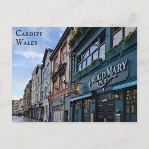 Carte Postale Cardiff Wales Welsh City Travel