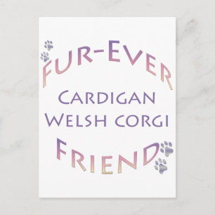 Carte Postale Cardigan Welsh Corgi Furever