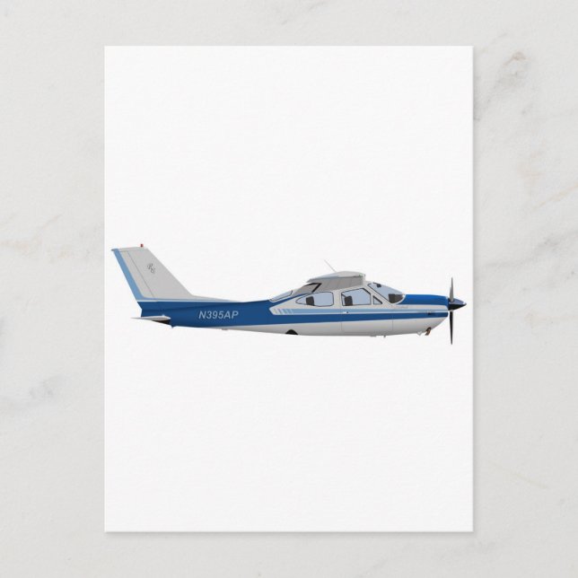 Carte Postale Cardinal Cessna 177RG 395395 (Devant)
