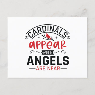 Carte Postale Cardinals Appear When Angels Are Near