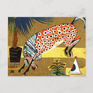 Carte Postale Cardoso - Cheval Clown Salamandra
