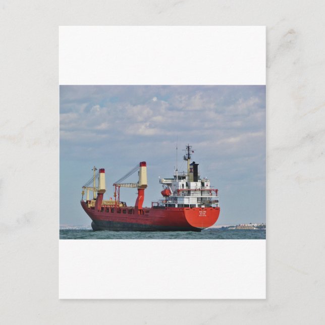 Carte Postale Cargo Ship Malmo (Devant)