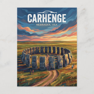 Carte Postale Carhenge États-Unis