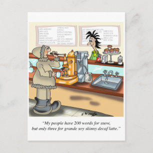 Carte Postale Caricature café 9391