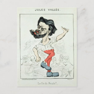 Carte Postale Caricature de Jules Valles