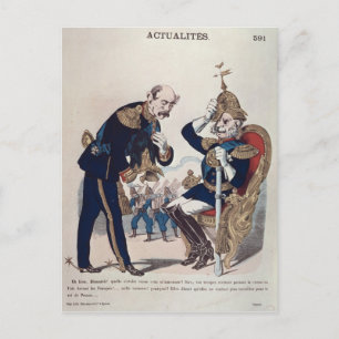 Carte Postale caricature de Kaiser Wilhelm de la Prusse