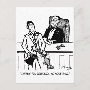 Carte Postale Caricature de lapin 2647