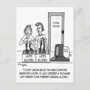 Carte Postale Caricature de l'hôpital 1830