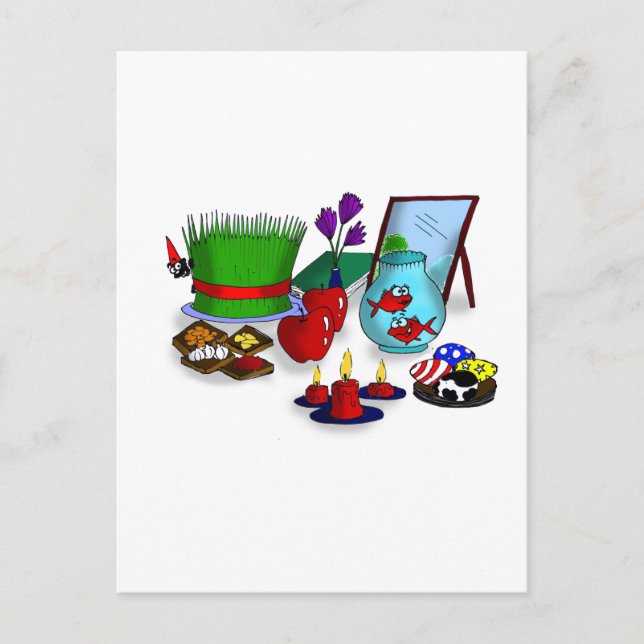 Carte Postale Caricature de Norooz (Devant)