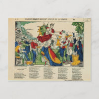 Caricature du démon de l'argent, 1860
