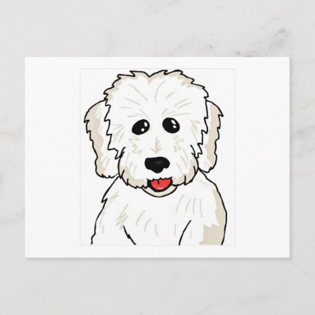 Carte Postale Caricature en coton de Tulear (Devant)
